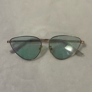 Stylish Gold and Green Sunglasses